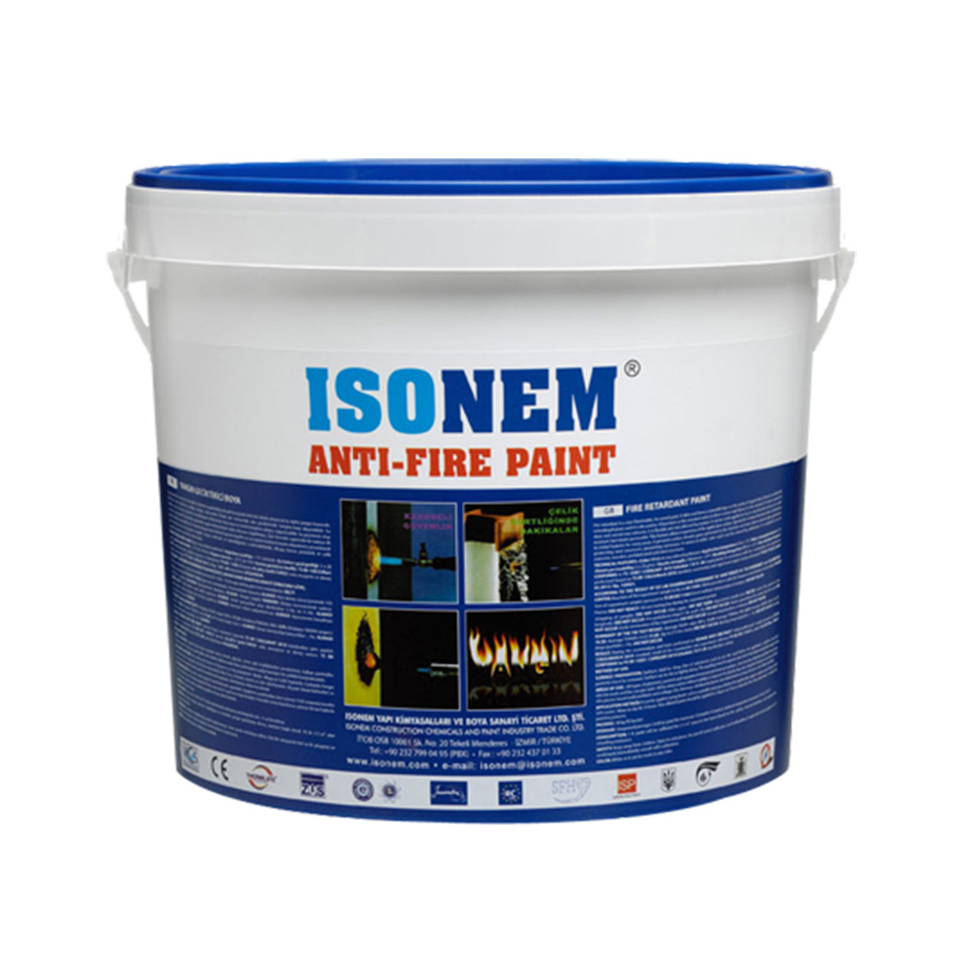 İsonem Anti-Fire Paint - Yangın Geciktirici Son Kat Boya